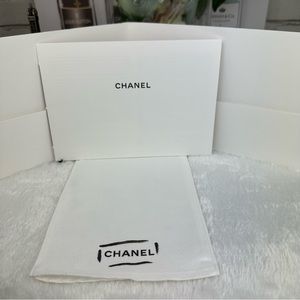 CHANEL bag care booklet info, cleaning cloth in nice envelope set or dust bag